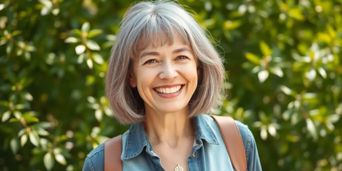 low maintenance medium length hairstyles for 60 year old woman with fine hair