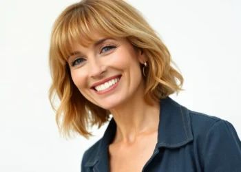 fringe layered bob for fine hair over 50