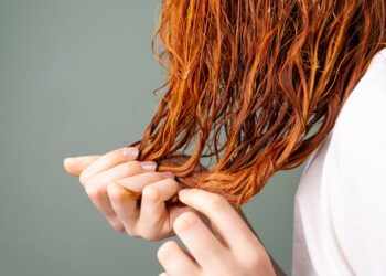 Wella T14 Toner Before and After on Orange Hair