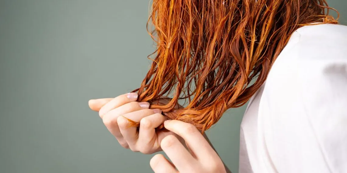 Wella T14 Toner Before and After on Orange Hair